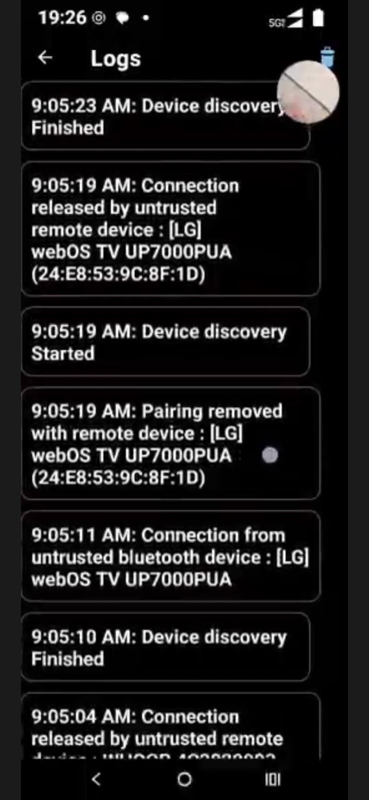Untrusted join · [LG] webOS TV UP7000PUA