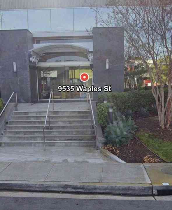 The same entrance